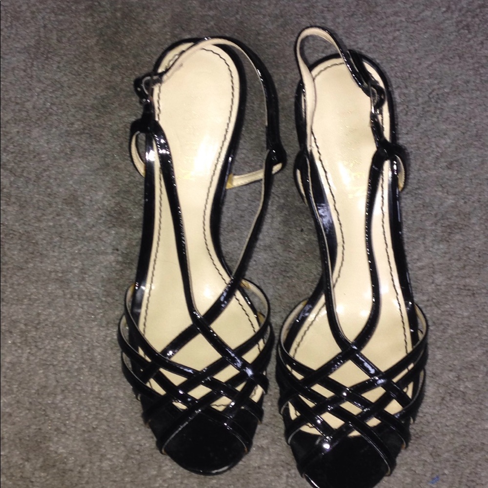 Lightly used black heels